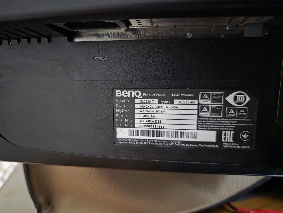 Monitor BenQ FHD 21.5"