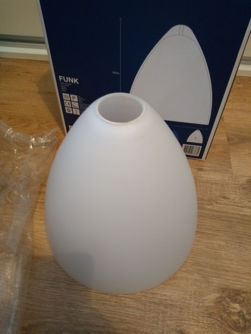 Klosz do lampy Nordlux Funk biały jasny lampa wisząca oświetlenie zaro