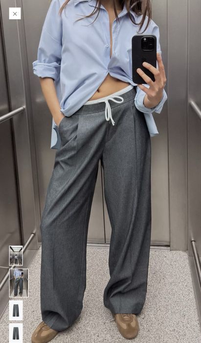 Широкі штани Zara