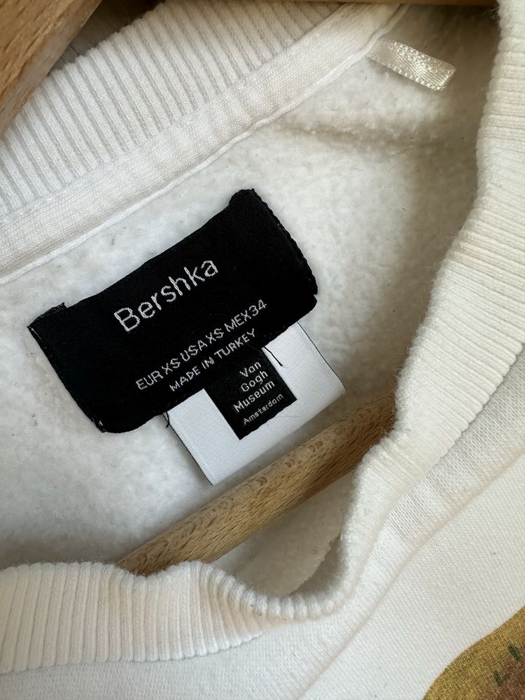Bluza męska młodzieżowa Bershka r. XS Van Gogh Słoneczniki bawełna