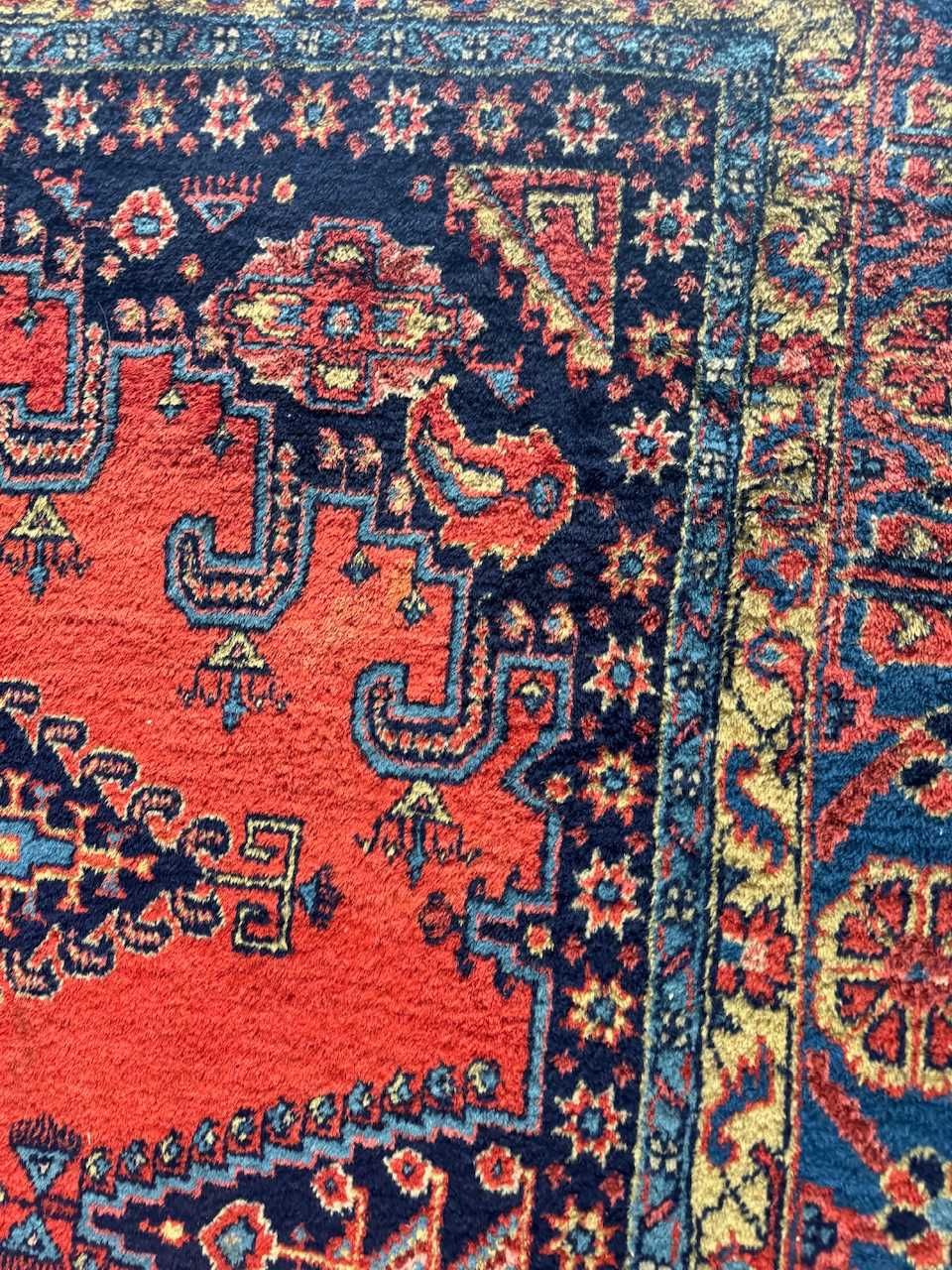 Vintage r.tkany dywan wełniany perski Iran Wiss 350x215 galeria 24 tyś
