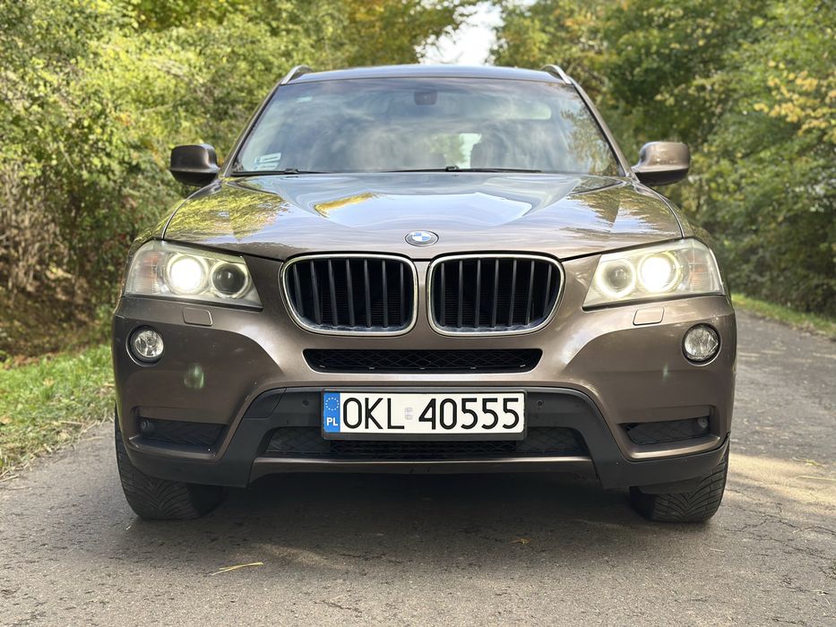 BMW X3 2.0d Automat 8hp, Xenon, 4x4 Bezwypadkowy cały oryginalny!