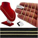 Elegancki Złoty Łańcuszek Męski Bismark 2 Mm Delikatny Pr. 925/585 Pre