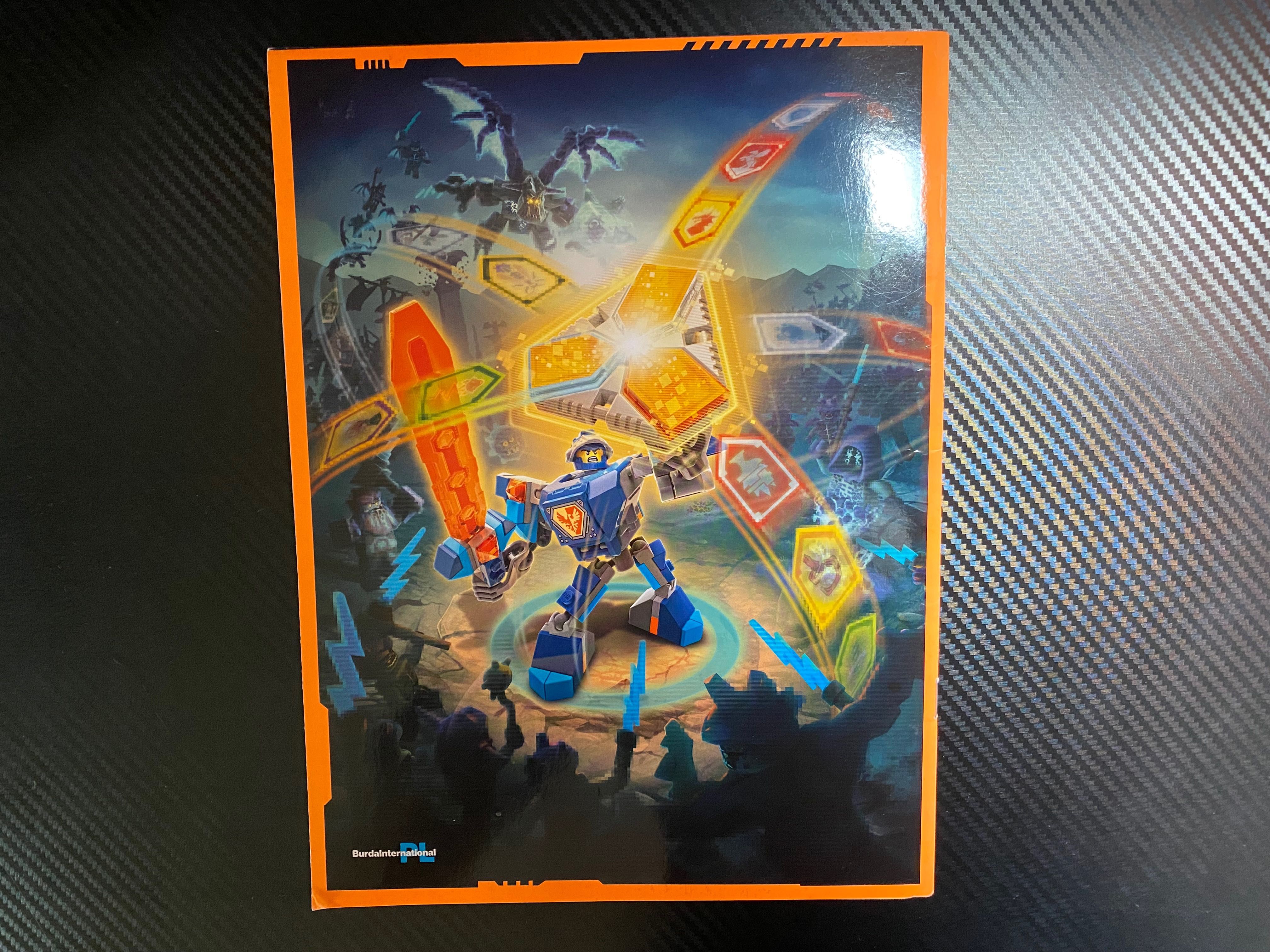 Lego Nexo Knights album na naklejki z naklejkami plakat 2017 db/bdb