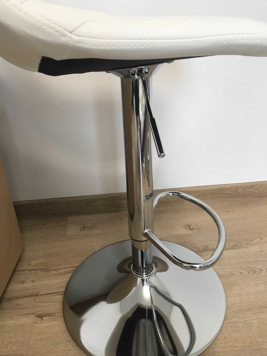 Барні стільці SONGMICS LJB68W, комплект з 2 штук,360°, хромована сталь