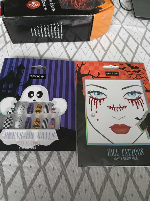Tipsy paznokcie na Halloween Mroczny zestaw Nowy 2