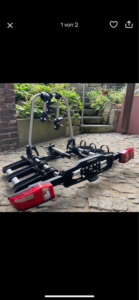 Bagażnik na hak 3 rowery e-bike Uebler X31-S składany solidny okazja