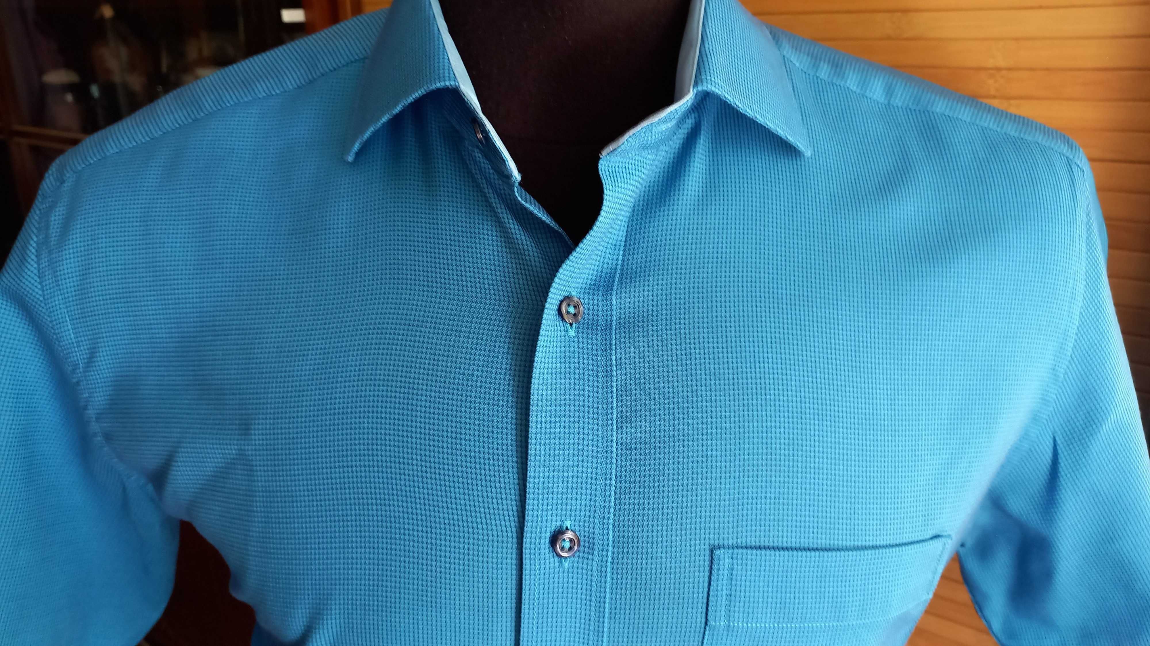 мужская рубашка ETERNA 16,5/42 modern fit  NON IRON (короткий рукав)