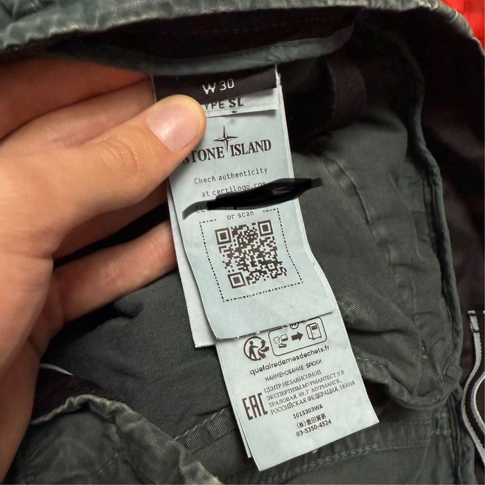 Оригінальні чоловічі штани карго Stone Island з патчем