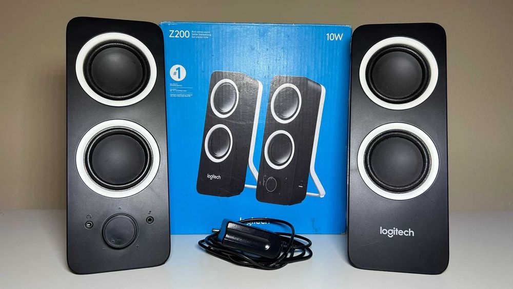 Prawie nowe głośniki Logitech Z200 - Użyte dosłownie kilka razy