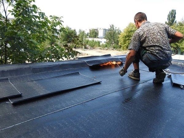 Ремонт Перекриття даху єврорубероідом