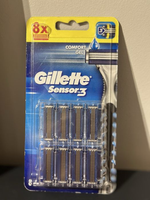 Gilette sensor 3 8 sztuk ostrza