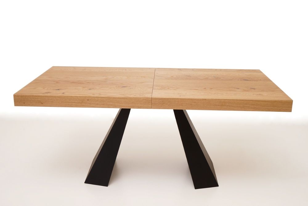 Nowoczesny Stół Rozkładany 140 x 90 Noga Stal