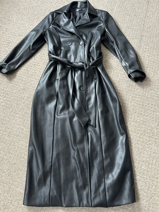 Тренч з екошкіри