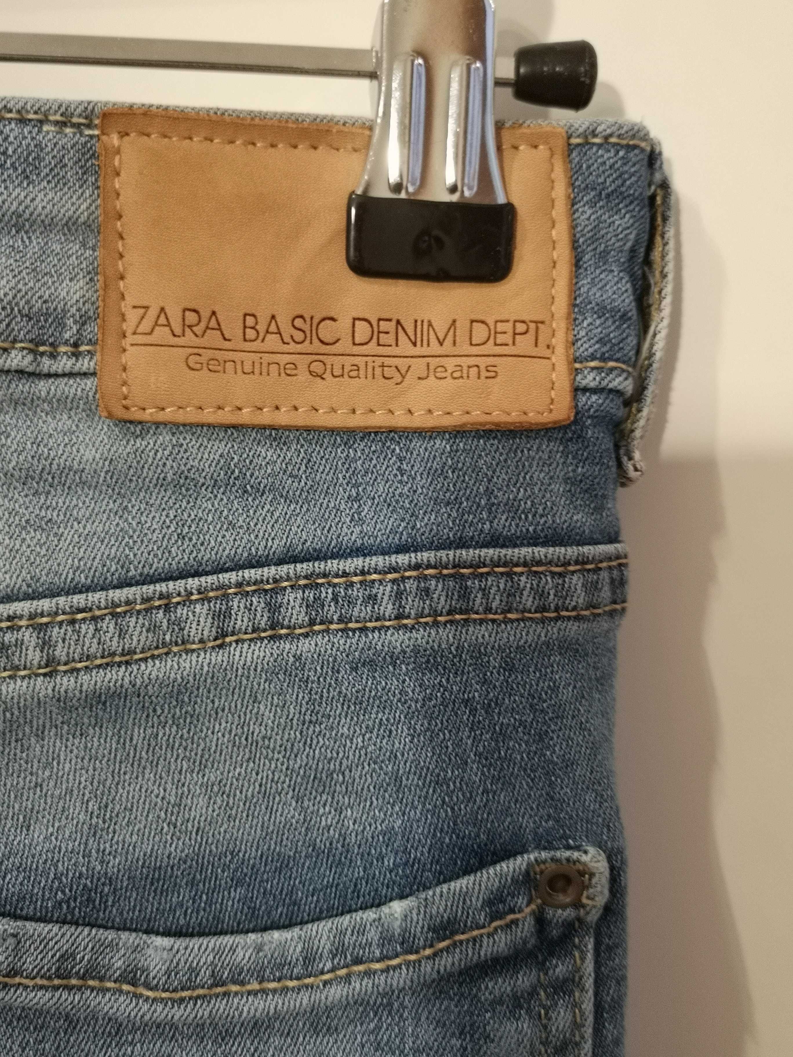 ZARA jeansy przetarcia rurki asos 34/XS