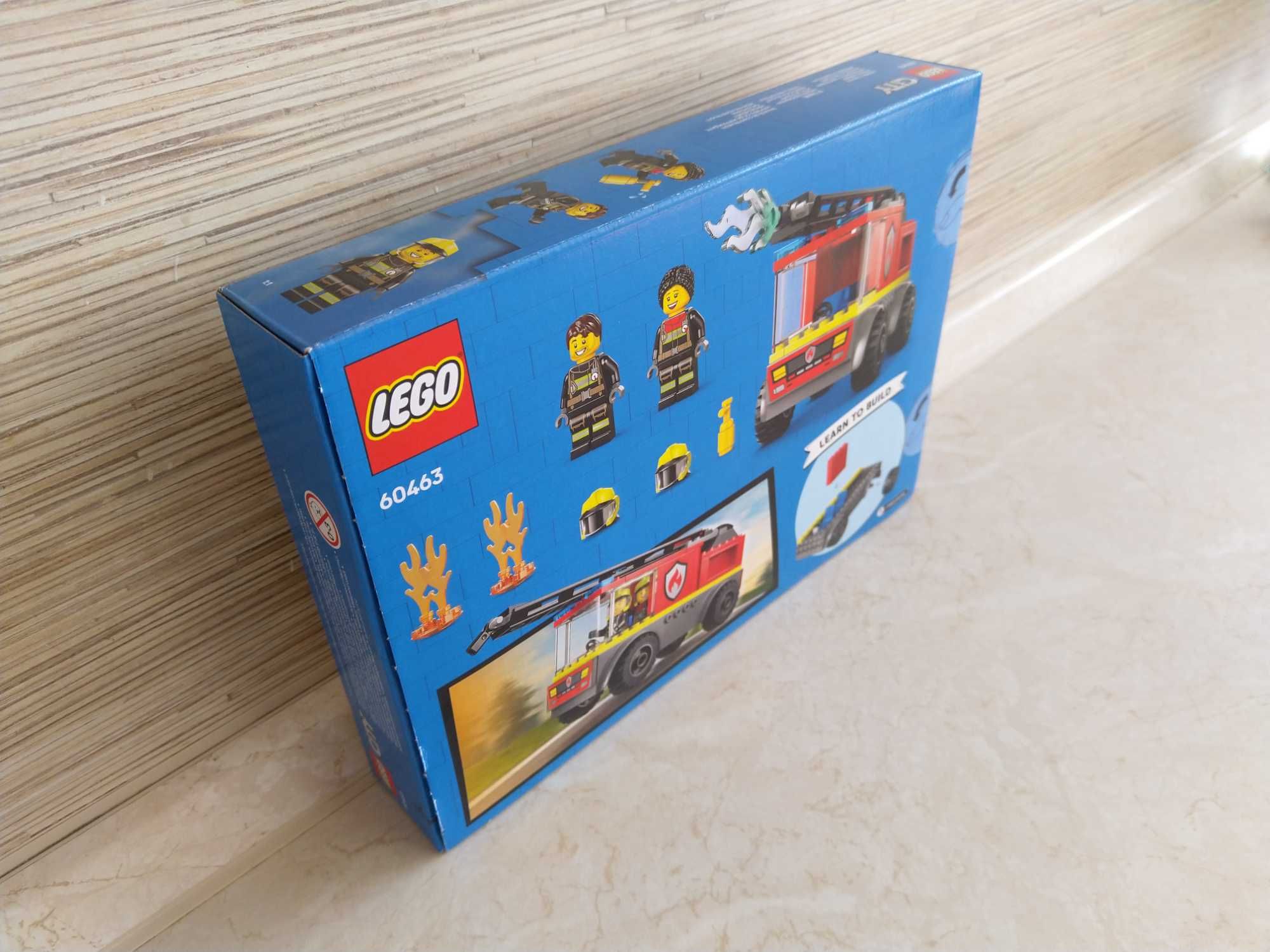 NOWE Klocki 60463 LEGO City Wóz Strażacki z Drabiną