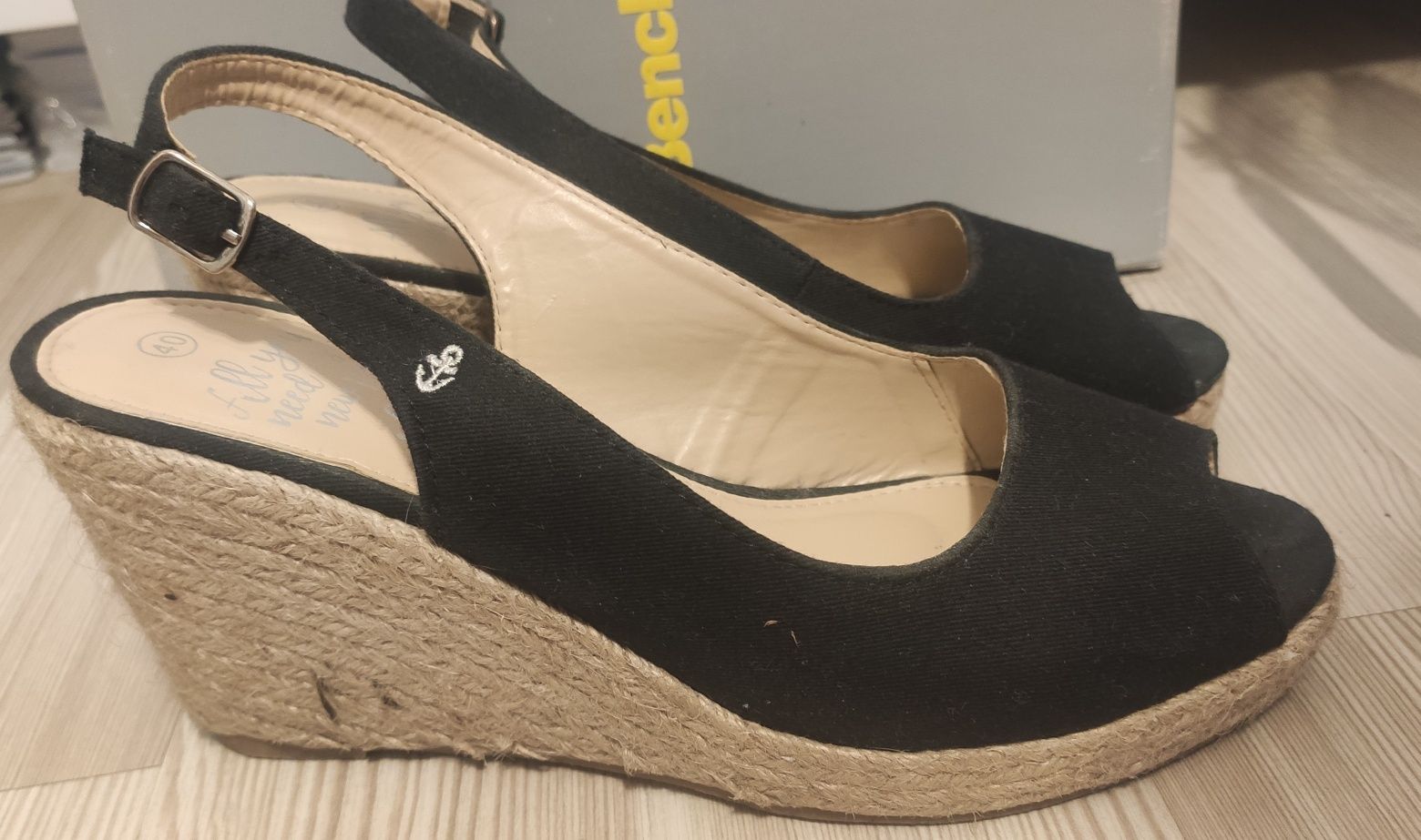 Espadryle na koturnie house rozmiar 40