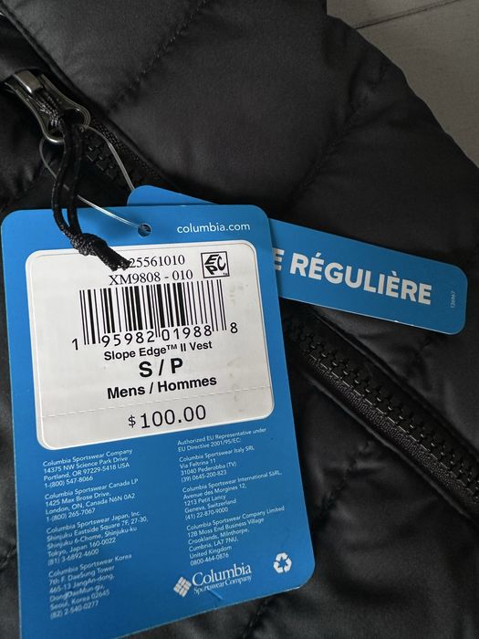 Безрукавка жилетка Columbia Slope Edge