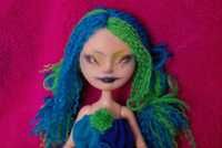 lalka monster high kalun clown ooak custom repaint ever after high