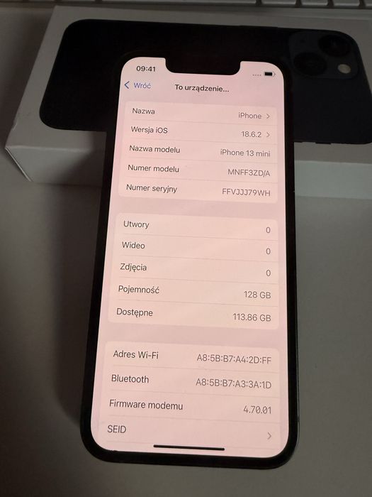 iPhone 13 Mini 128gb Green Stan Idealny Bateria 100%