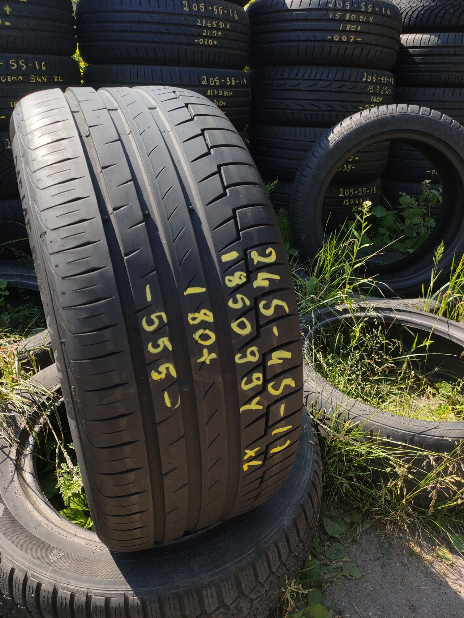555 1x245/45R17 99Y Continental PremiumContact 6 2018r 5mm FAKTURA ADI