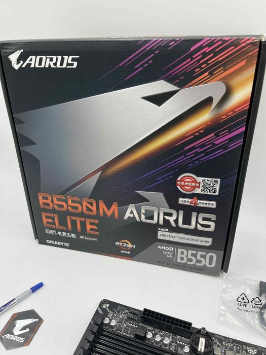 Płyta główna Gigabyte B550M AORUS ELITE – stan bardzo dobry