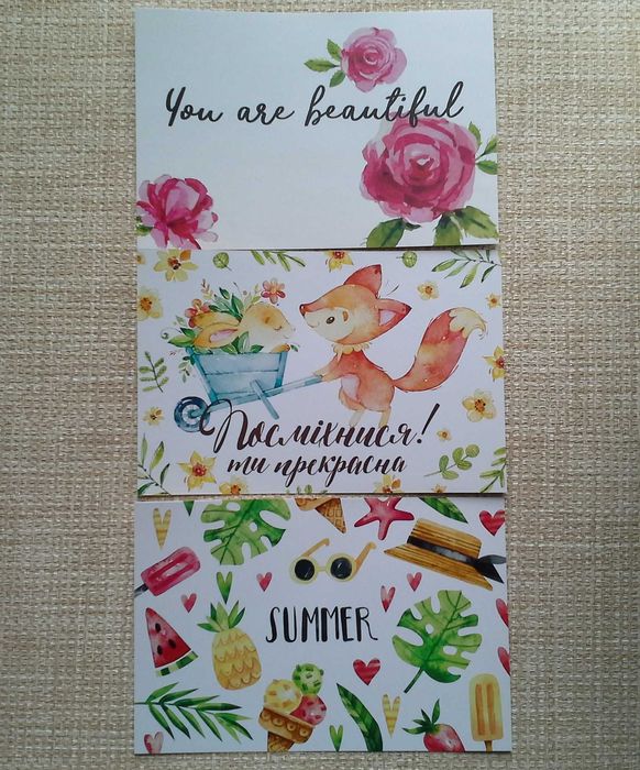 Оригинальные открытки 10х15 новые