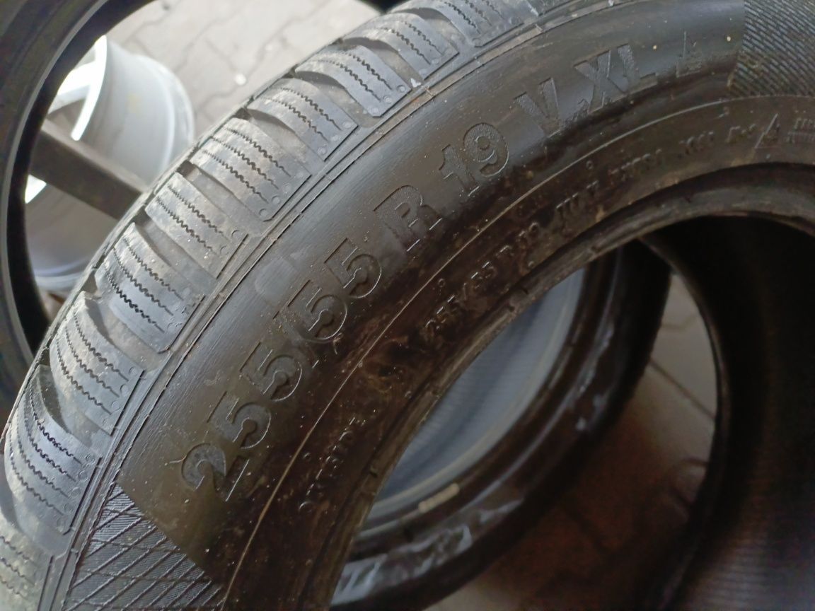 Opony zimowe 255/55/19 Continental 2 sztuki