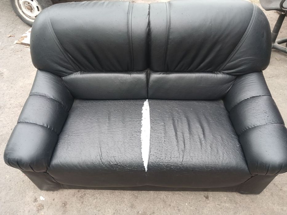Шкіряний диван 150/75
