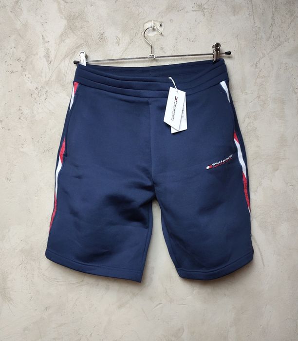 TOMMY HILFIGER SPORT__spodenki krótkie (M / L)  navy usa / lato męskie