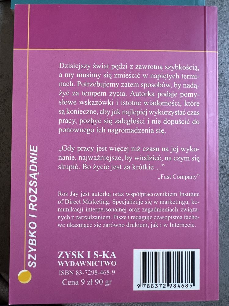 Ros Jay zestaw 5 książek stres kryzys prezentacja decyzje