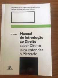 Manual de Introdução ao Direito -Saber Direito para Entender o Mercado