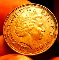 Moneta obiegowa 2 pensy 2003r