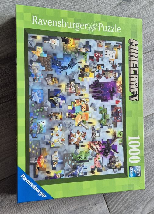 Puzzle Minecraft 1000 elementów Ravensburger