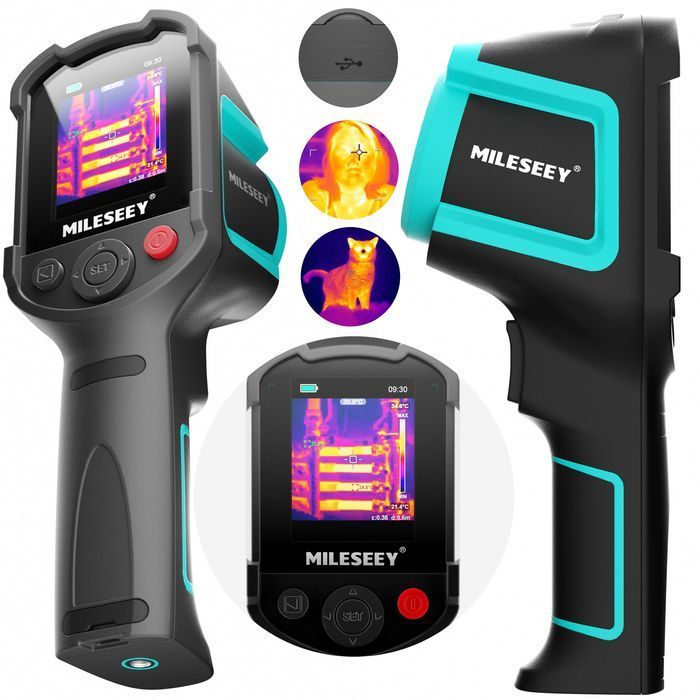 Kamera Termowizyjna Pro -20 +550 Usbc Połączenie Pc Lcd 2.8" Alarm 9