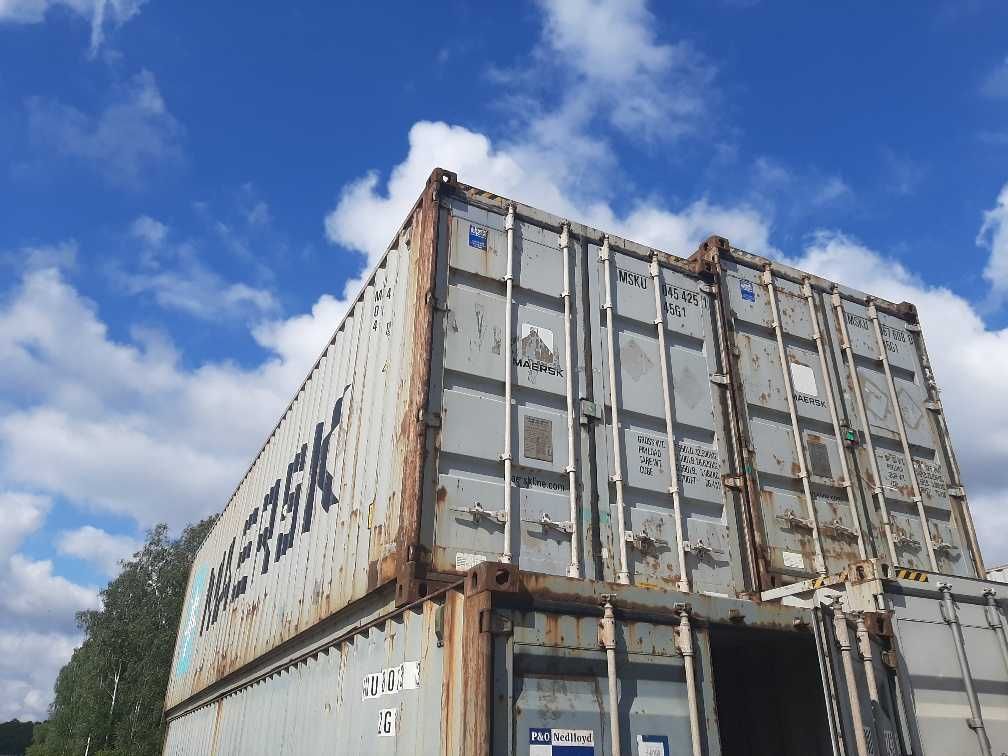 Kontener 40HC duży używany morski loco: Mikołów