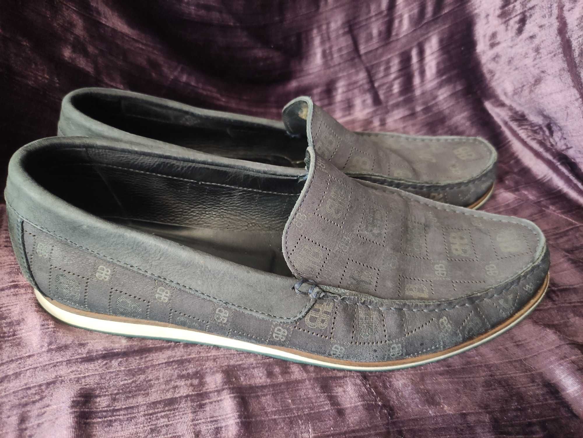Buty męskie skórzane wsuwane mokasyny Baldinini r.44