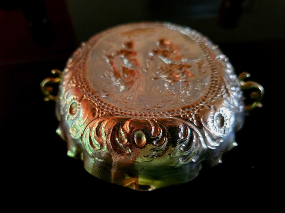 Barocke Augsburger Silber Weinprobierschale