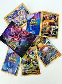 Pokemon karty podwójne otwierane nowe dla kolekcjonera kart