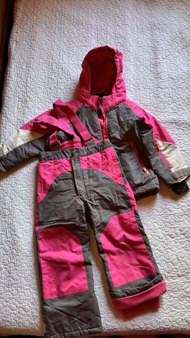 Зимовий комбінезон для дівчинки 1,5, 2, 3, 4, 9