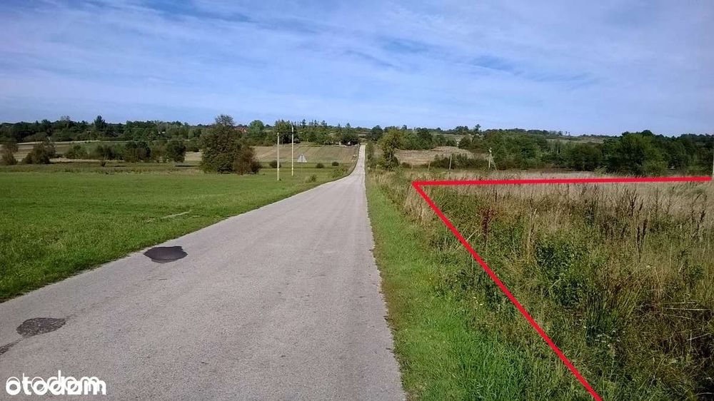 Działka budowlana 1200 m², gmina Morawica, blisko lasu, wł. prywatny