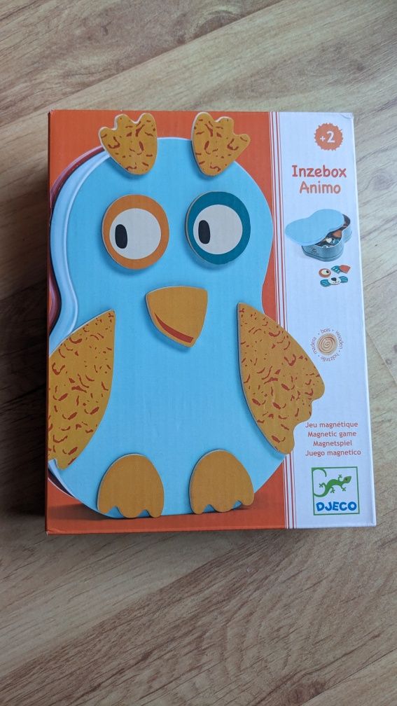Układanka magnetyczna zwierzęta  Djeco Inzebox animo 2+