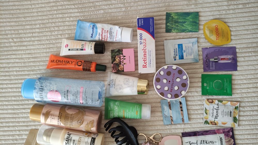 Duży zestaw kosmetyki  i akcesoria skin care make up