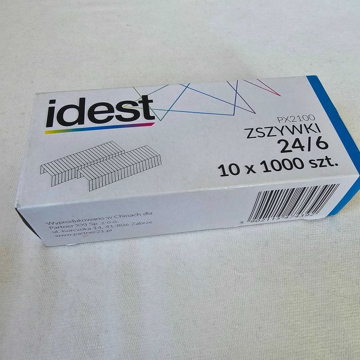 Zszywki PX2100 Idest, 24/6, 10x1000 szt