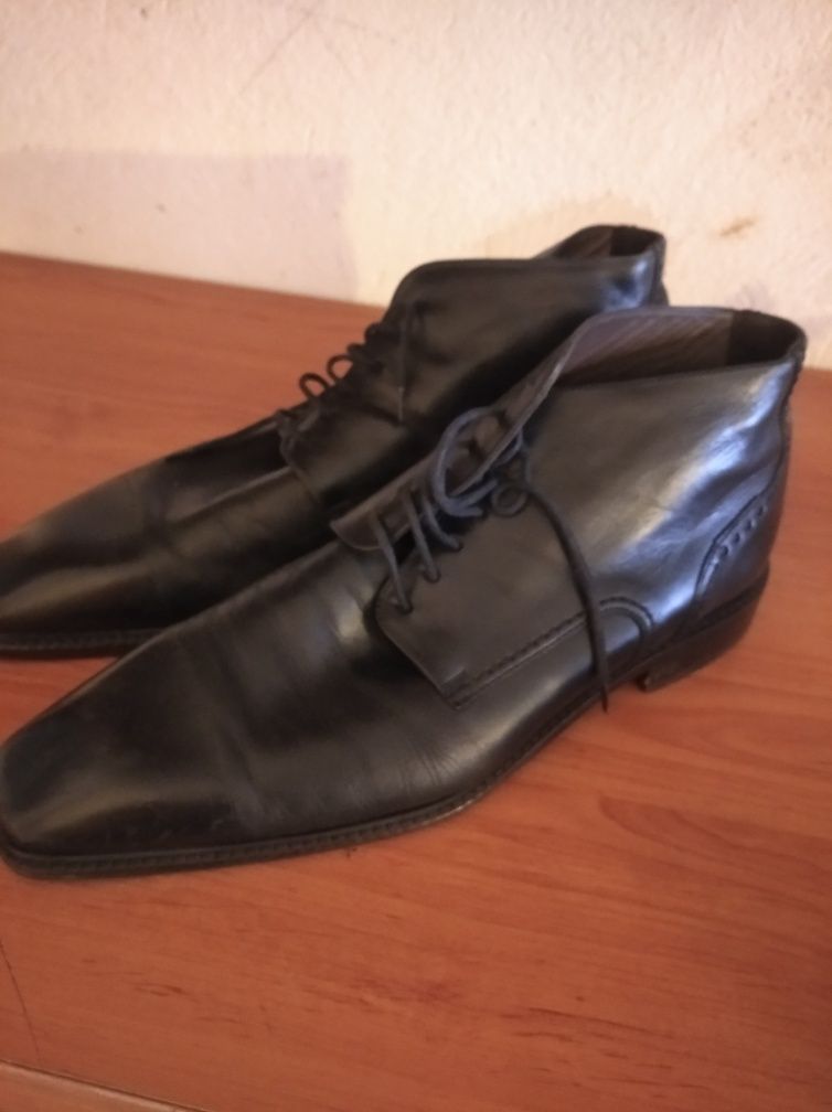 Buty męskie skórzane