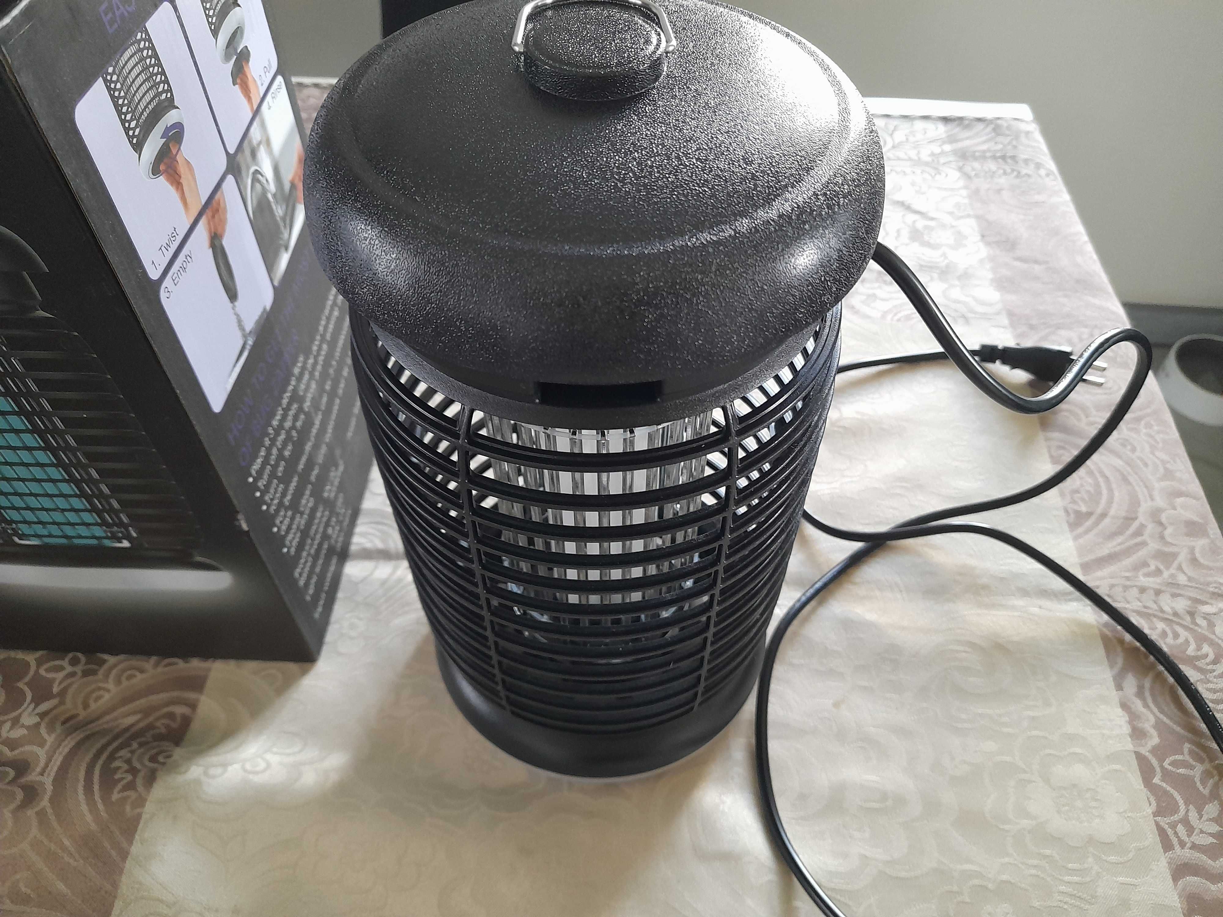 Na owady Endbug, Zapper na owady na zewnątrz i wewnątrz z lampką LED