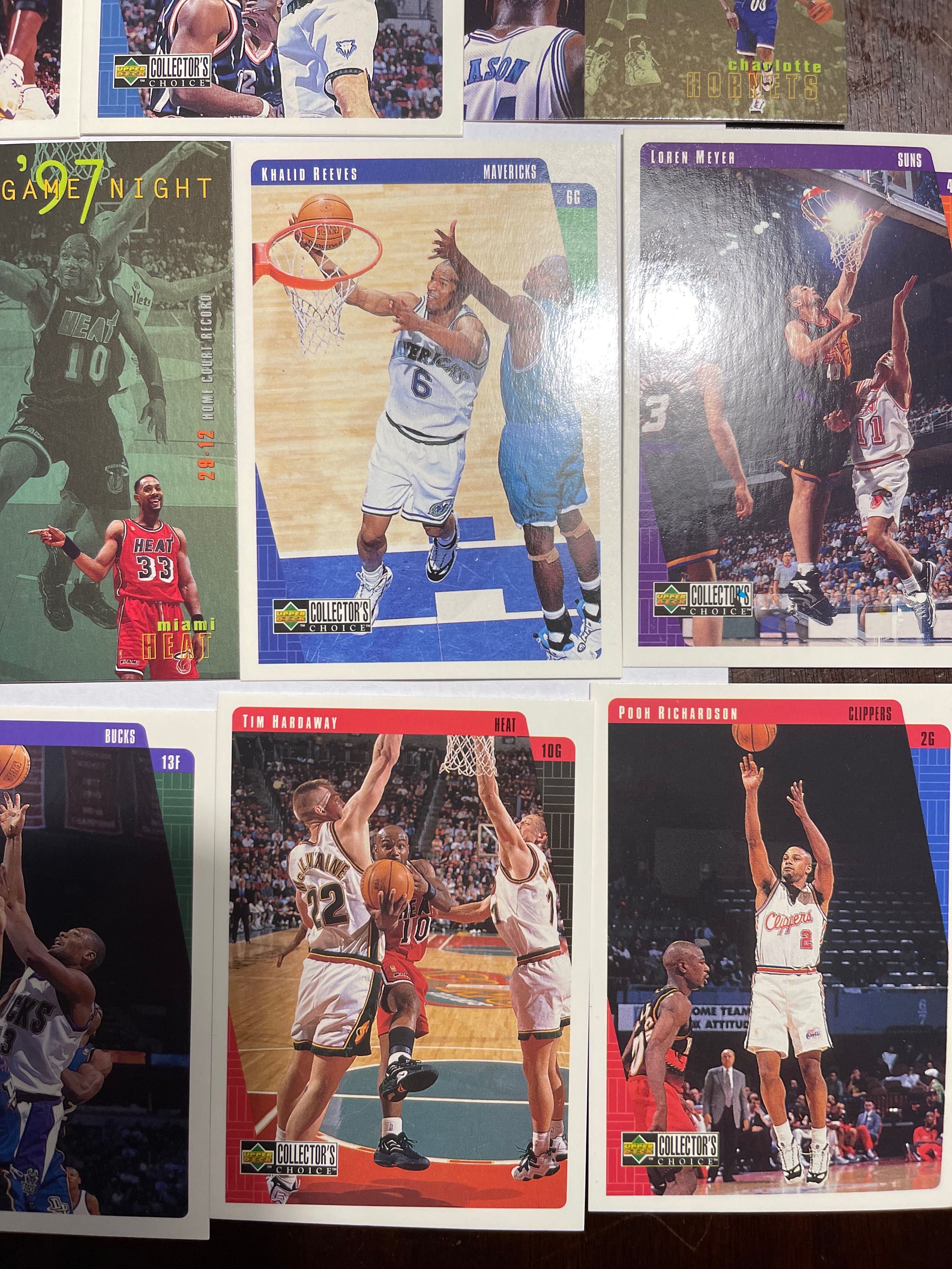 16 kart kolekcjonerskich koszykówka 1997