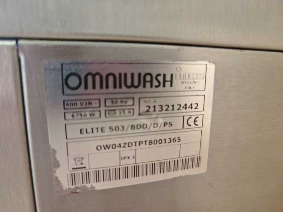 Zmywarko-wyparzarka gastronomiczna Omniwash ELITE 503 z pompą spustową