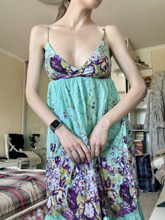 Довгий літній сарафан