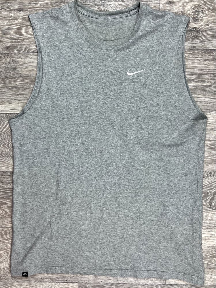 Nike безрукавка майка XL размер спортивная серая оригинал
